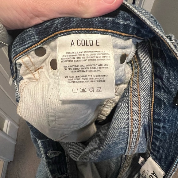 AGOLDE distressed cropped jeans, Size 26 - Picture 4 of 5